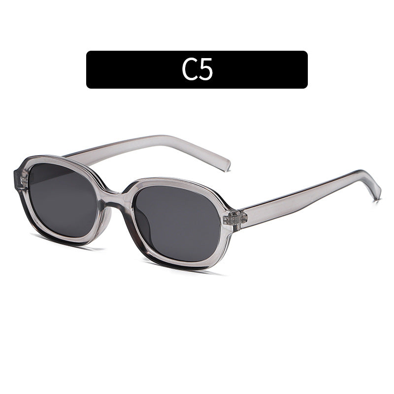 Retro-Ovalrahmen-Sonnenbrille