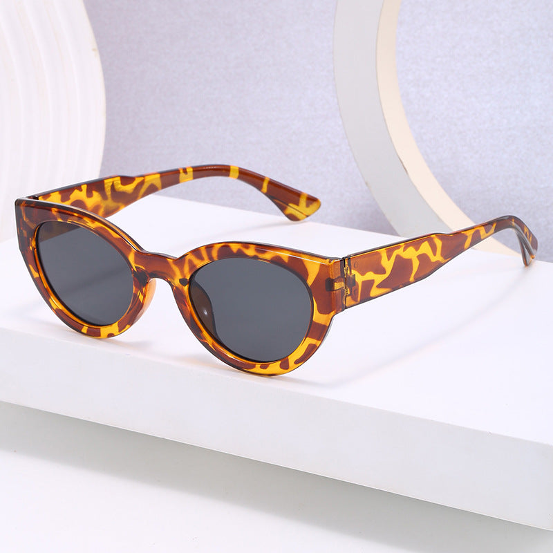 Damen modische quadratische Sonnenbrille mit verspiegelten Gläsern Brehn