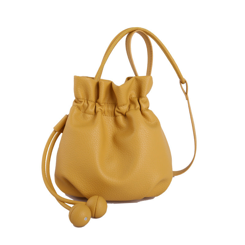 WoStylish Drawstring Bucket Handtasche Brehn