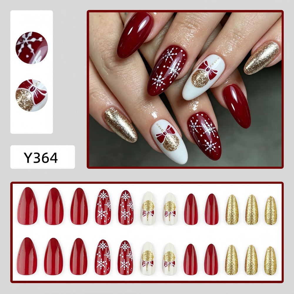 Kunstnägel Im Festlichen Weihnachtsdesign Brehn 1787298788