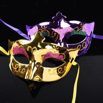 Dekorative Mardi Gras Maskerade Maske Brehn