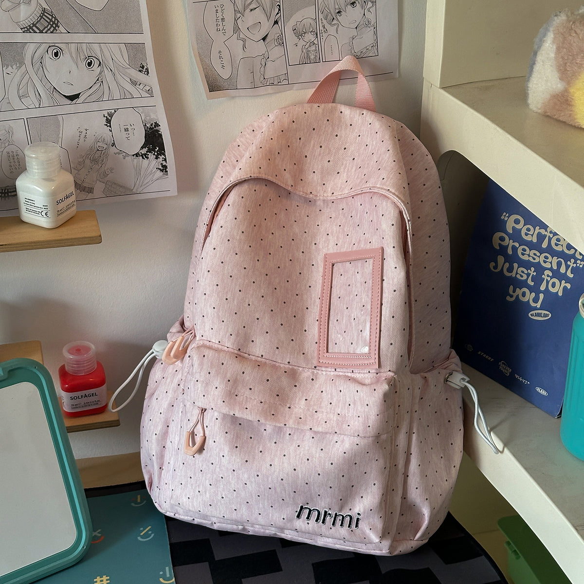 Stylischer gepunkteter Rucksack Brehn