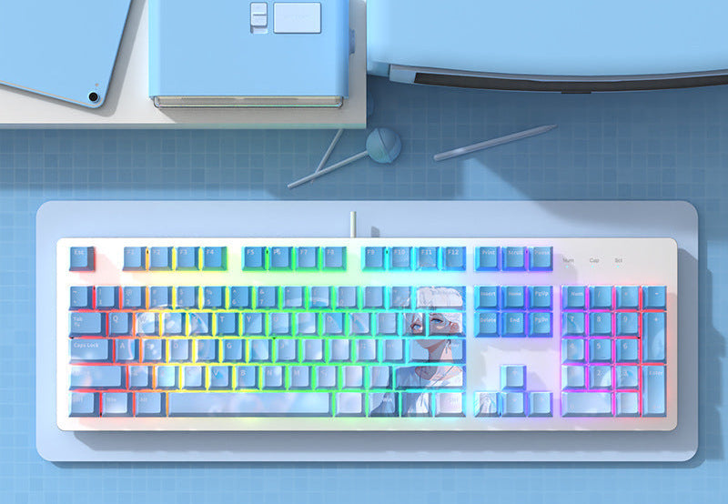 Künstlerisch Themed Mechanische Tastatur Brehn