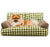 Schachbrettmuster Plüsch Sofa Hundebett