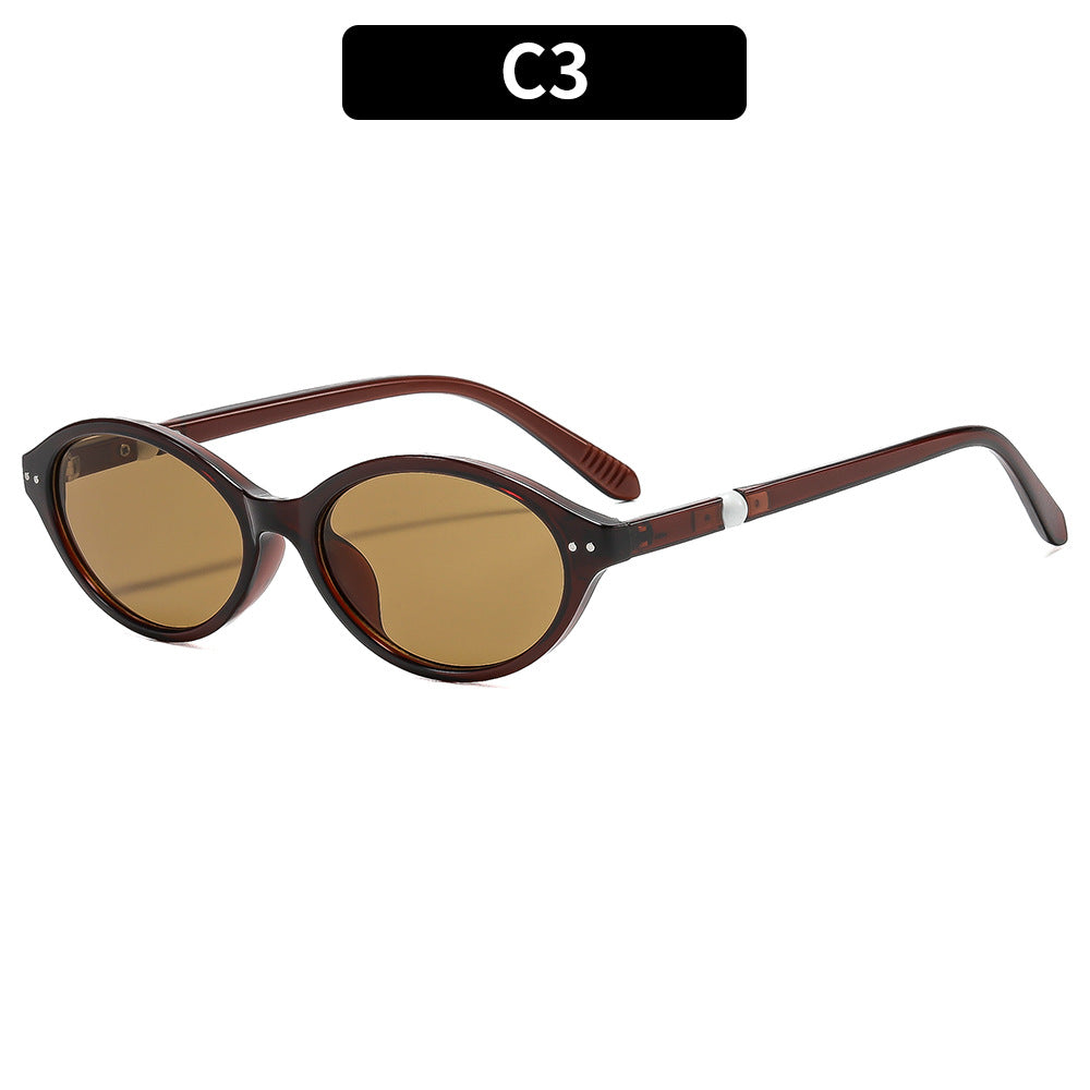 Statement Oval Sonnenbrillen
