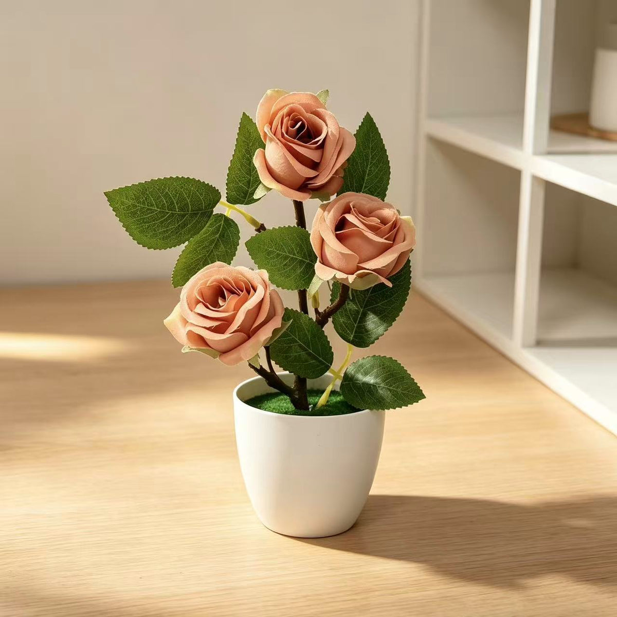 Realistische Künstliche Rosen Pflanzenarrangement
