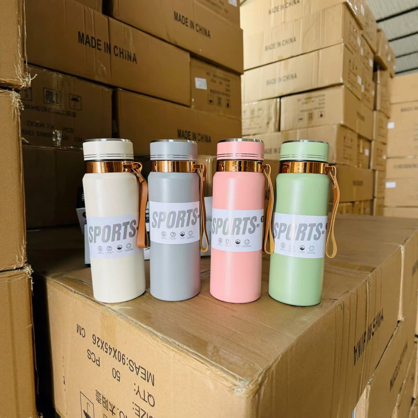 Unisex Sportliche Thermo-Trinkflasche Brehn