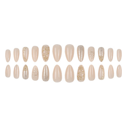 Dekorativer Press-On Nagelset Brehn