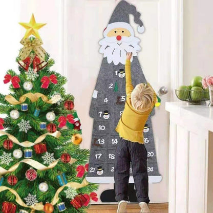 Weihnachts Adventskalender Wandbehang Brehn