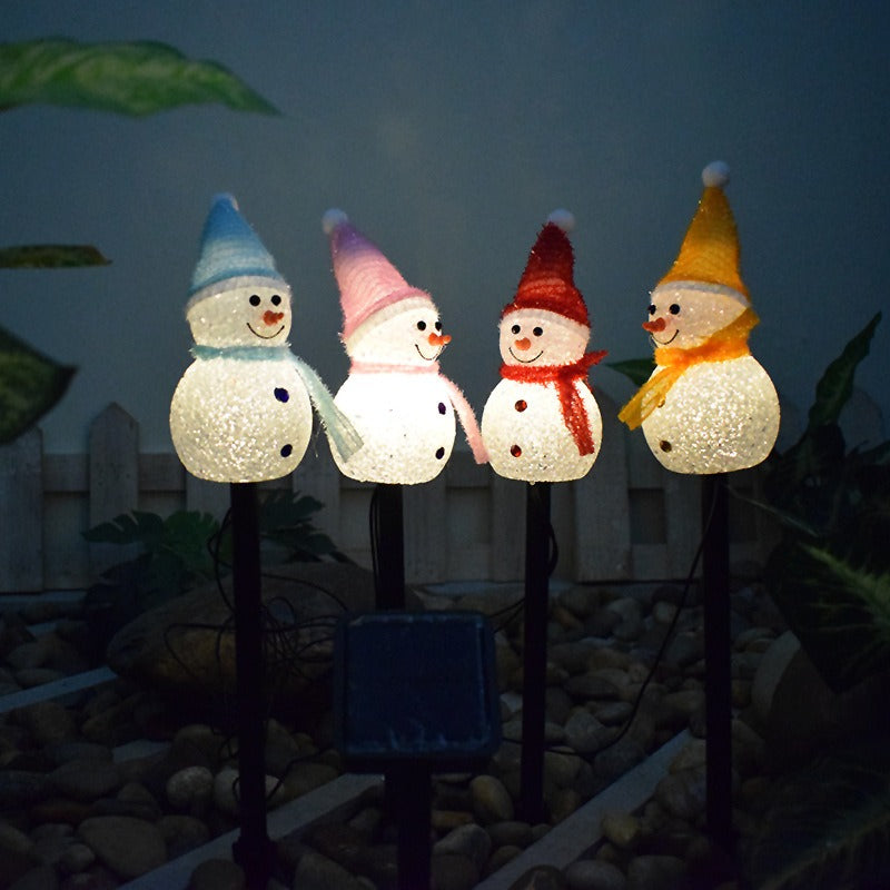 Brehn | Super süße wasserdichte Solarbetrieb Schneemannlampe
