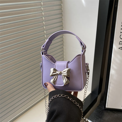 Bow Detail Mini Handtasche