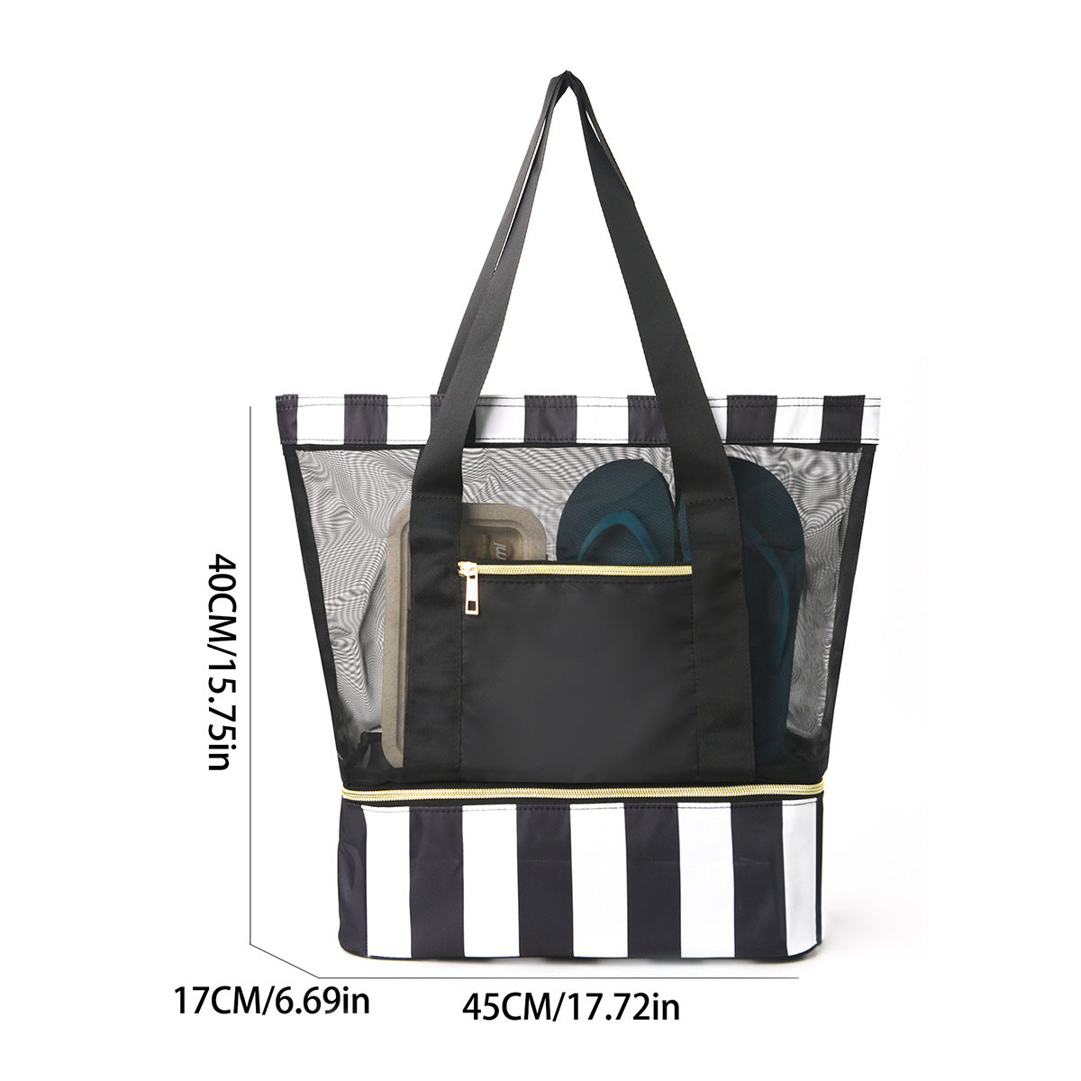 Praktische Tragetasche mit Netzdesign Brehn