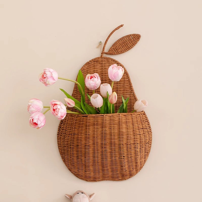 Dekorativer Blumenkorb mit Henkel Brehn