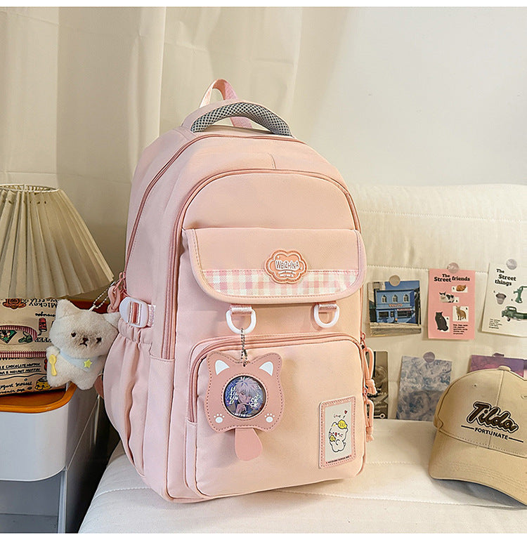 Niedlicher Charakterdesign Utility Schulrucksack