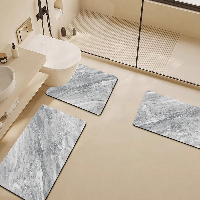 Luxus-Marmor-Muster Badezimmermatte Set Brehn
