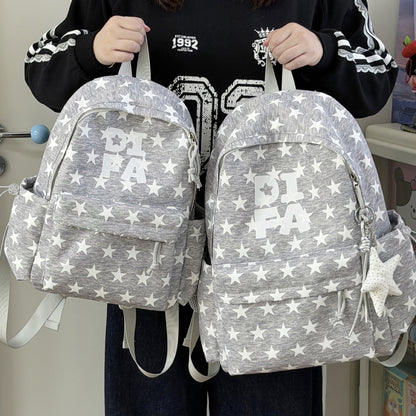 Stylische Sternen-Print Schulrucksack Brehn