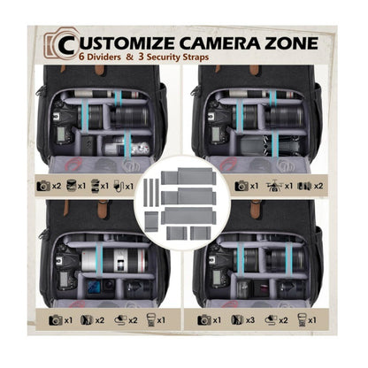 Multi-Funktionale Fotografie-Rucksack Brehn