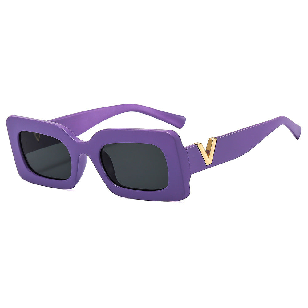 Damen Stylische oversized Sonnenbrille mit einzigartigem Rahmen Brehn