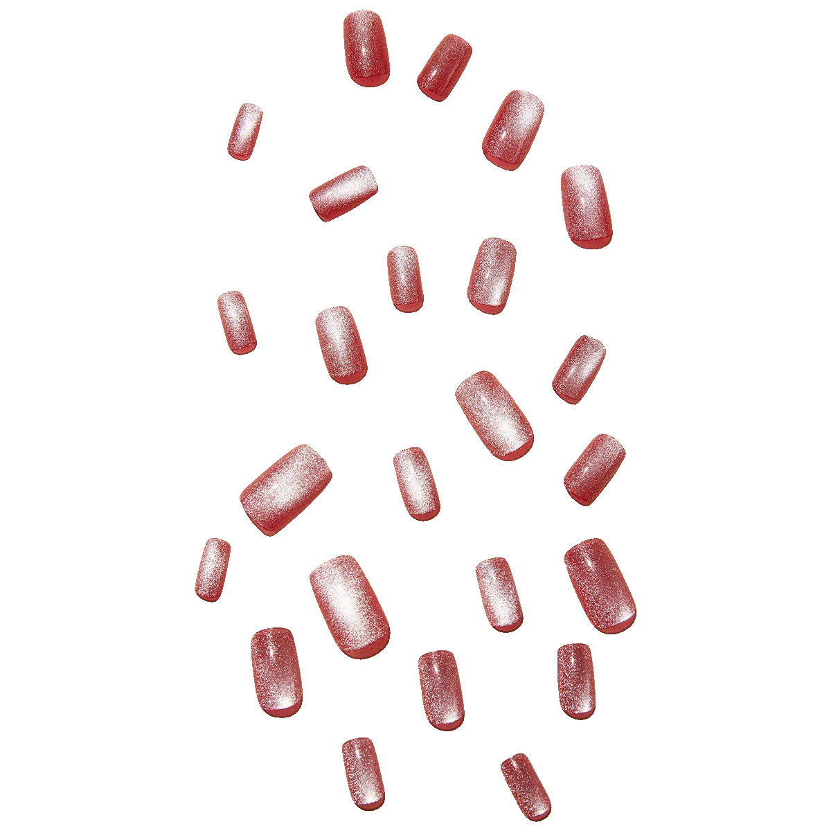 Glänzendes Press-On Nail Set Brehn