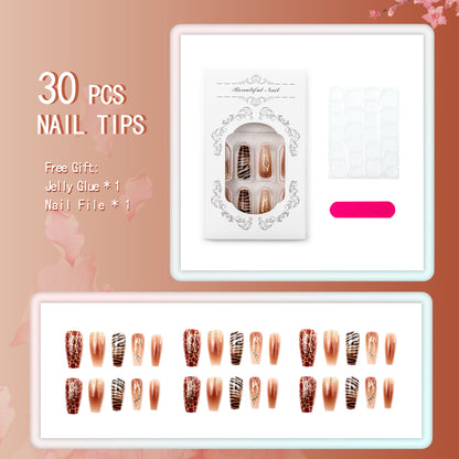 Künstliche Nail Art Nägel Brehn