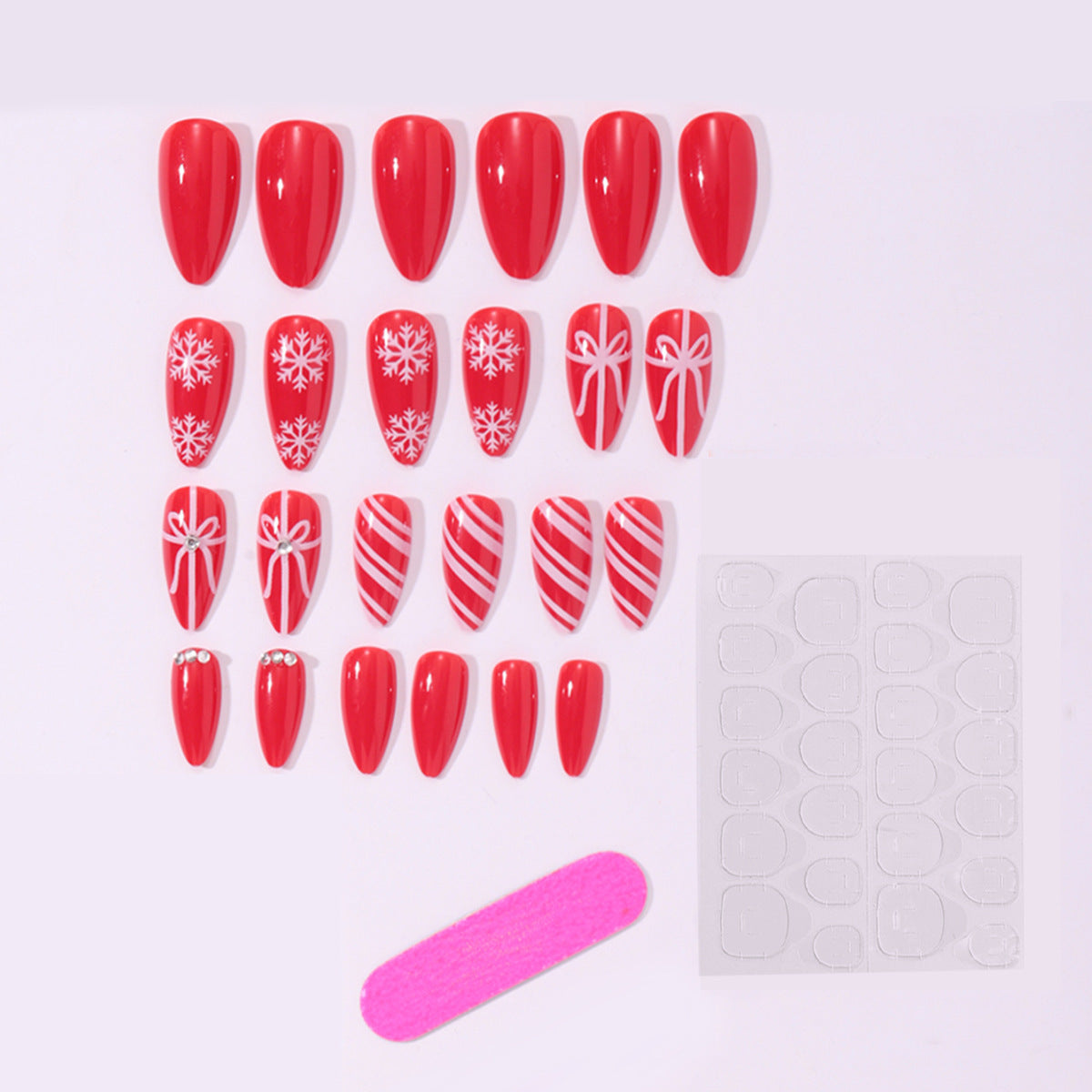 Kreatives Nagelkunstset mit Weihnachtsmotiven Brehn