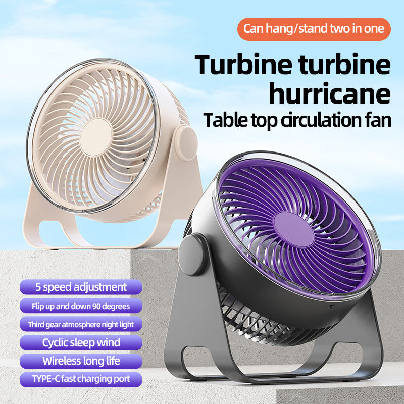 Unisex Vielseitiger Tisch- und Wandventilator mit einstellbarer Geschwindigkeit Brehn