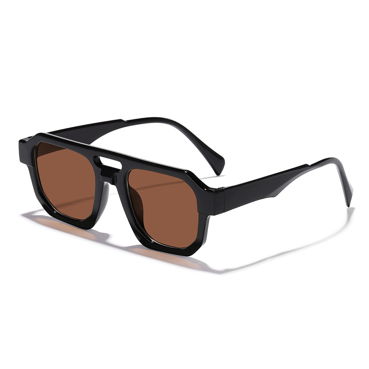 Damen moderne Sonnenbrille mit quadratischem Rahmen und UV-Schutz Brehn