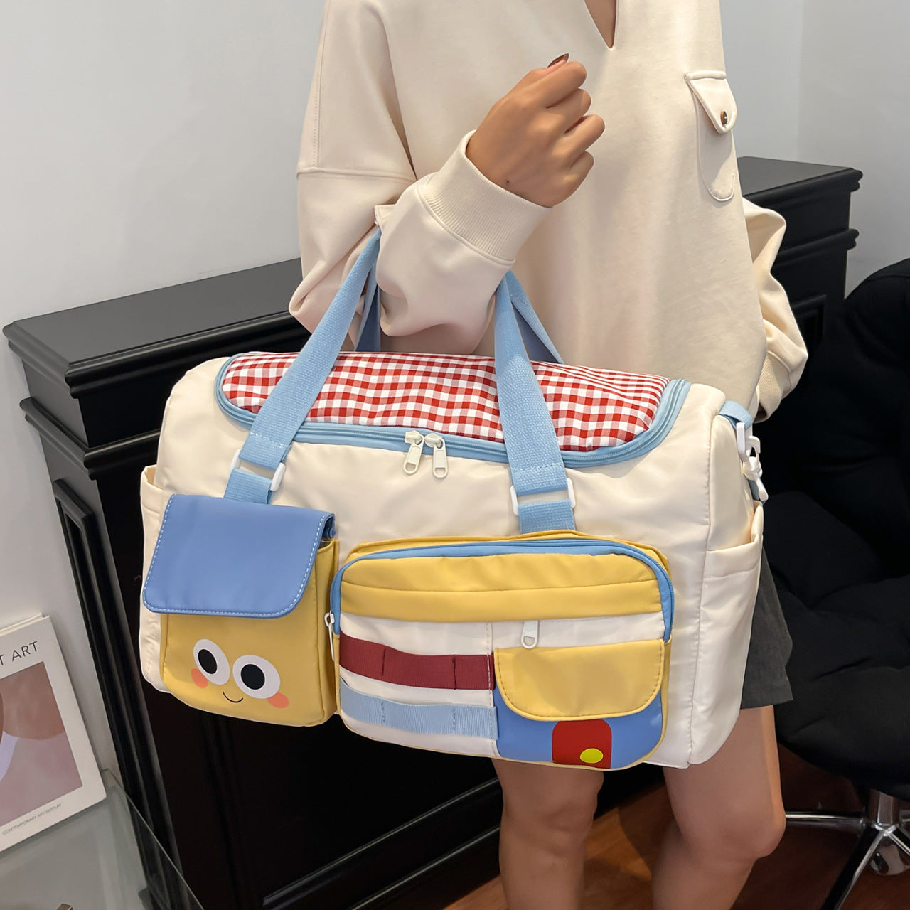 Sportliche Reisetasche mit Mehreren Außentaschen Brehn