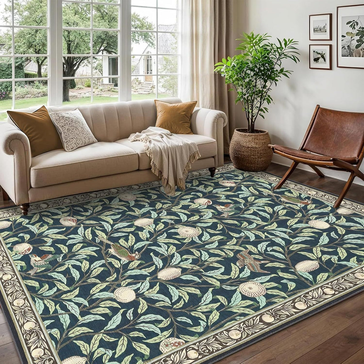 Botanisches Design Teppich