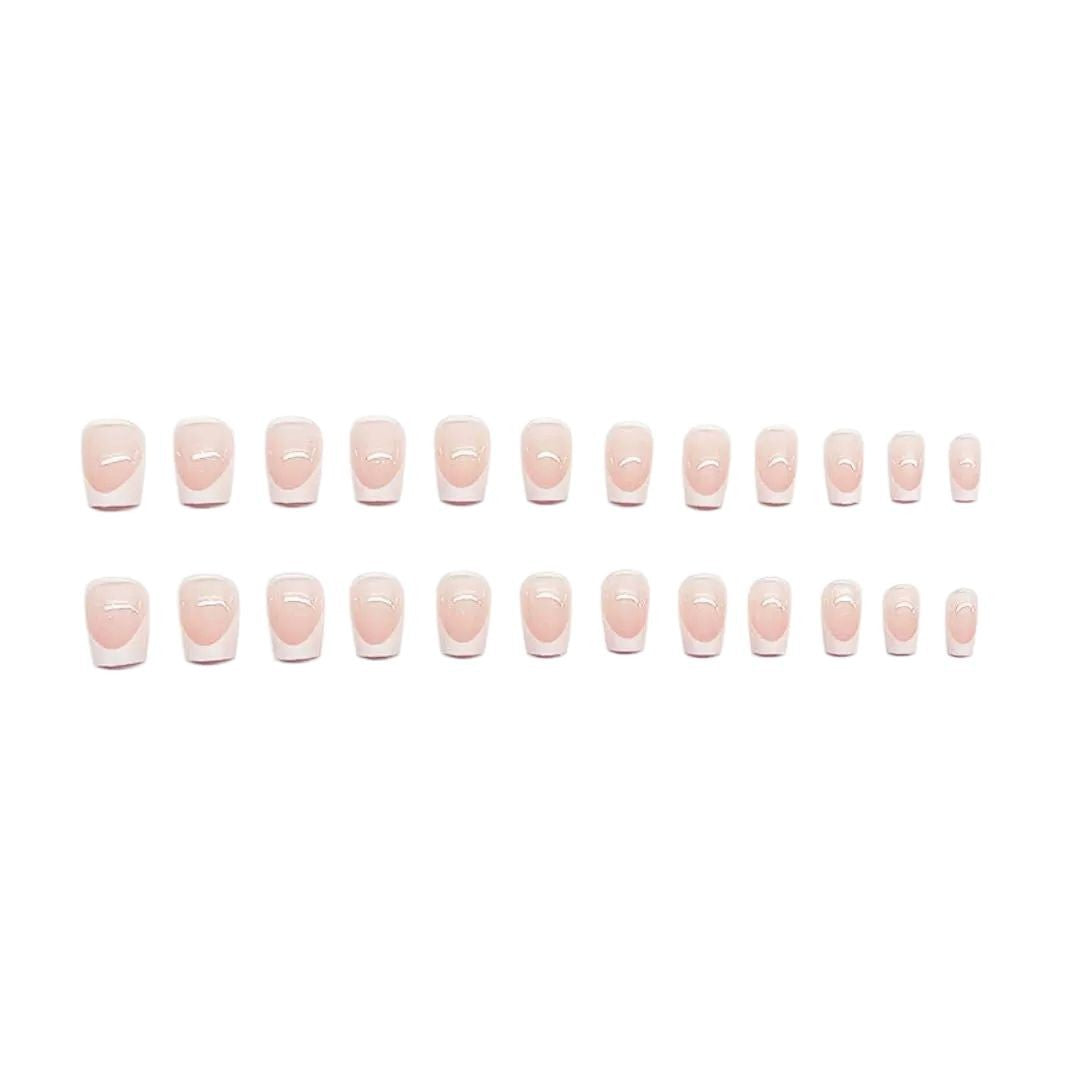 Premium French Tip Nagelset Brehn