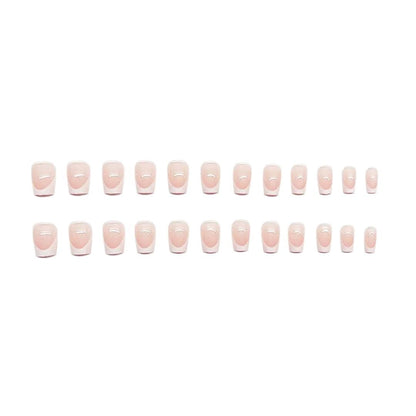 Premium French Tip Nagelset Brehn