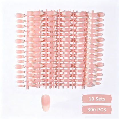 Lange Mandel Press-On Nail Tips Brehn