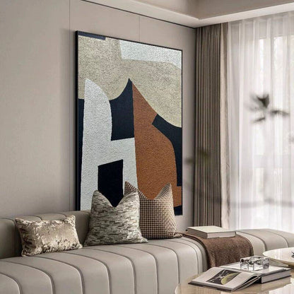 Moderne Minimalistische Texturierte Wandkunst