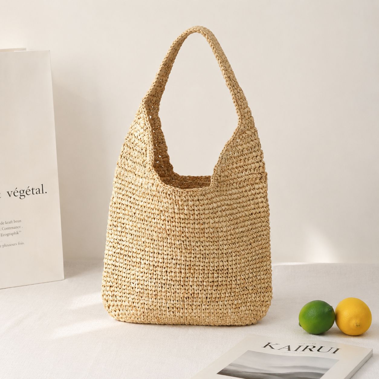 Geräumige Strandschultertasche Brehn