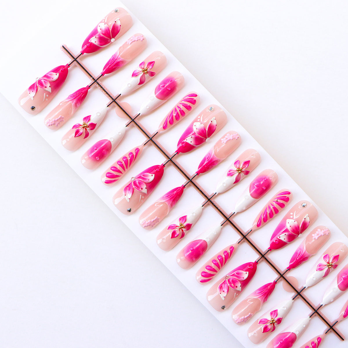 Premium Floral Nagelkunstkollektion