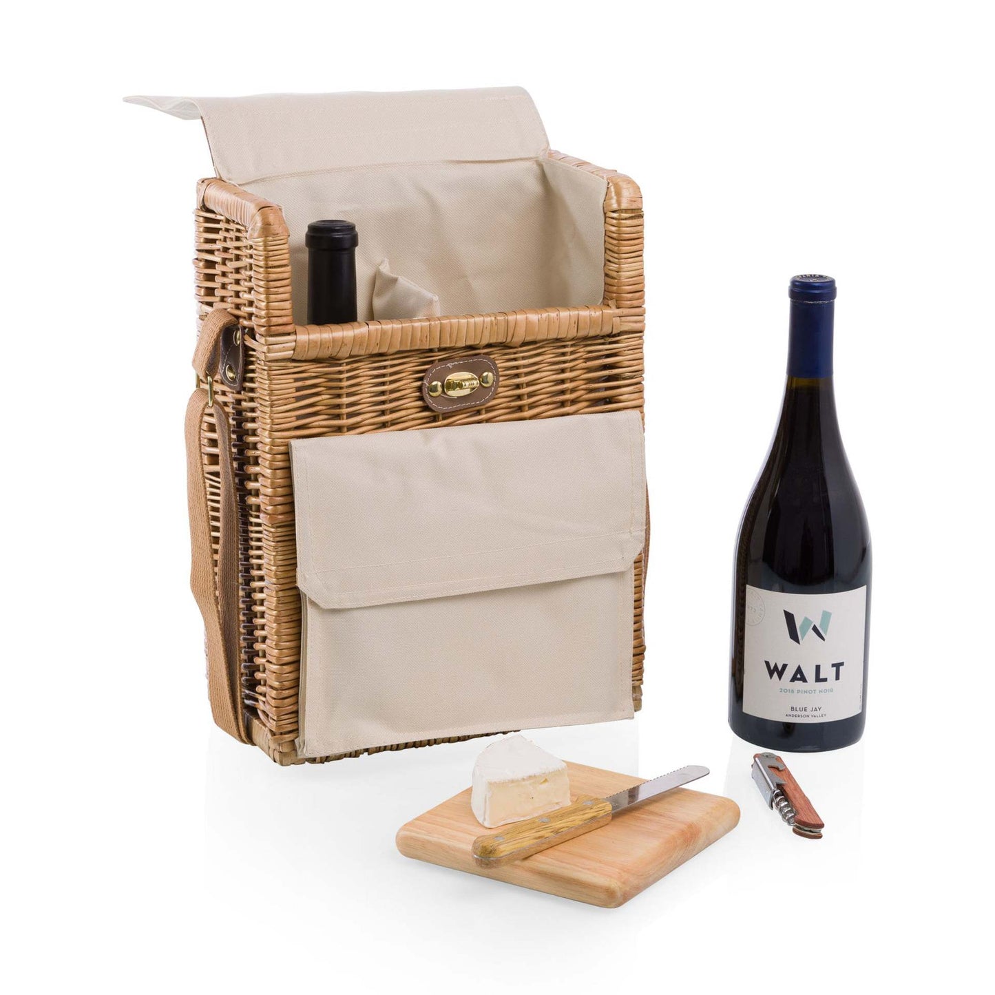 Damen Eleganter Picknickkorb mit praktischen Fächern Brehn