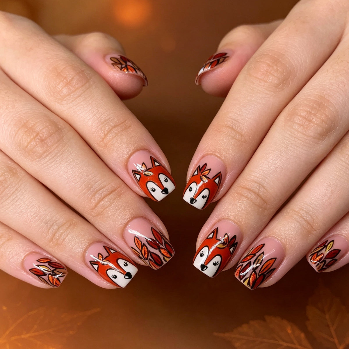Saisonale Tier-Themen-Nagelkunst Brehn