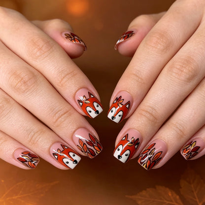 Saisonale Tier-Themen-Nagelkunst Brehn