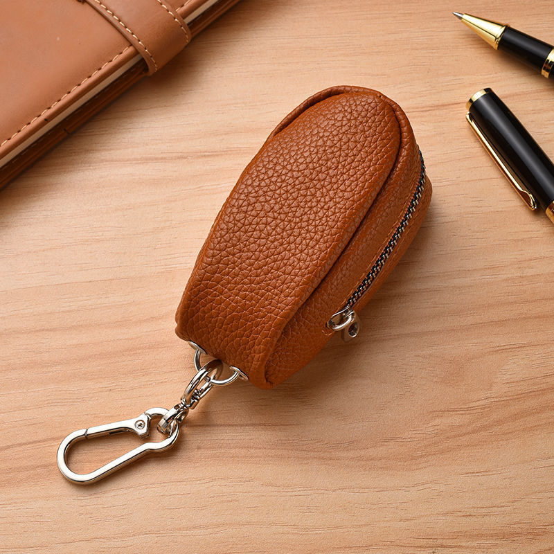 Kompakte Leder Schlüsselanhänger Tasche Brehn