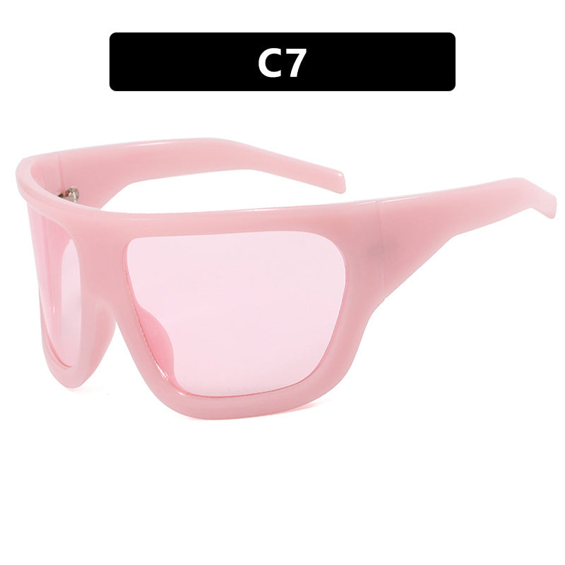 Damen sportliche Oversized-Sonnenbrille Brehn