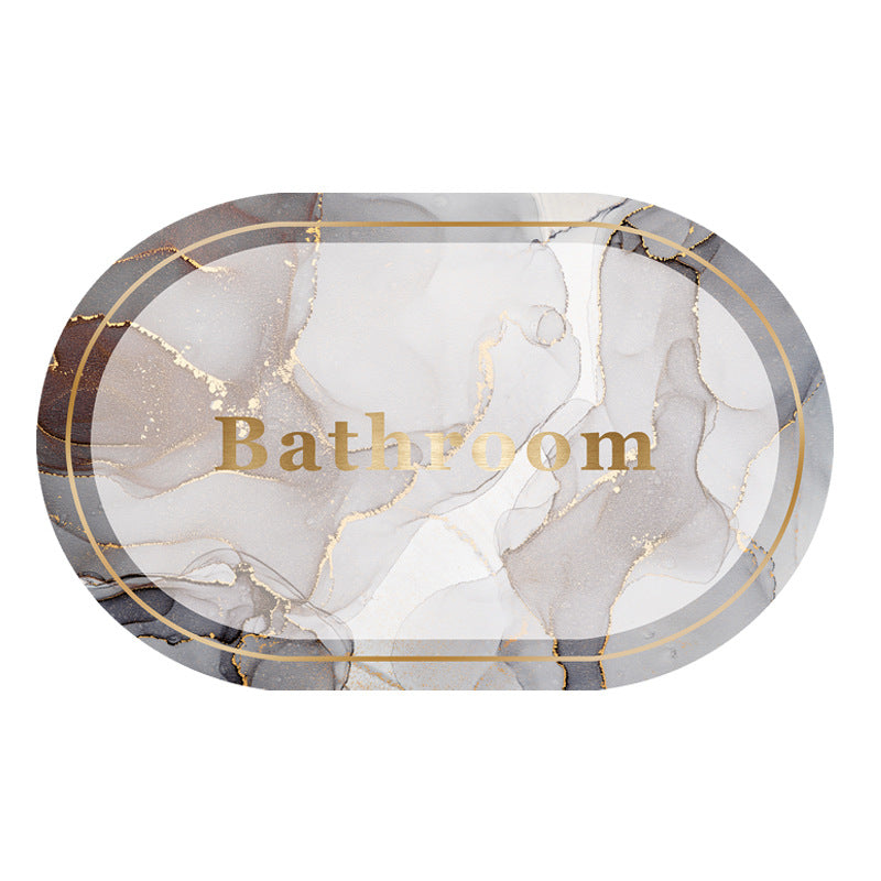 Luxuriöse Marmor Design Badematte