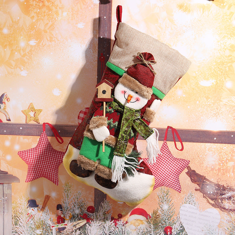 Niedlicher Weihnachtsstrumpf mit Rentierdesign Brehn