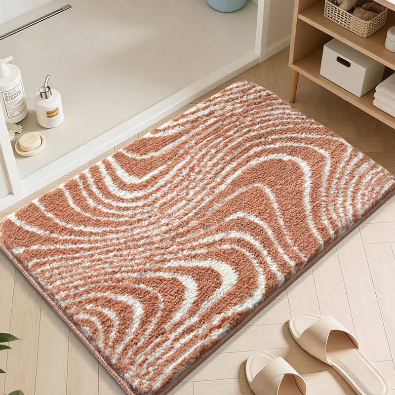 Abstract Wave Pattern Badmatte Brehn