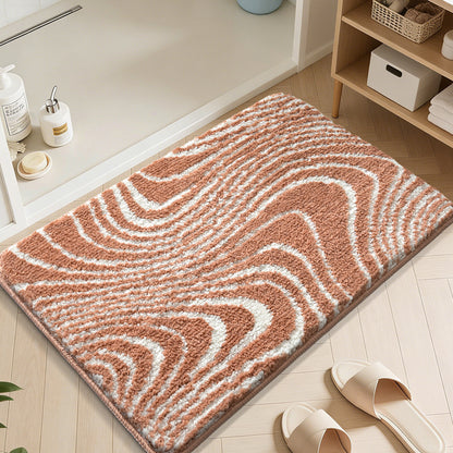 Abstract Wave Pattern Badmatte Brehn