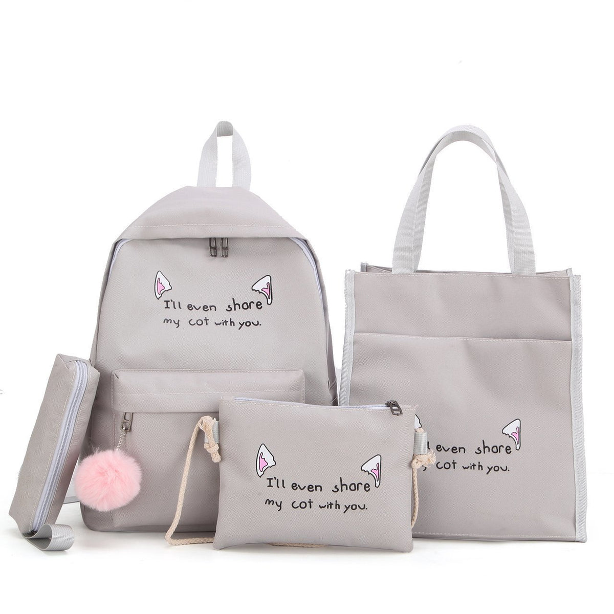 Süßes Charakter Mehrteiliger Rucksack Set Brehn