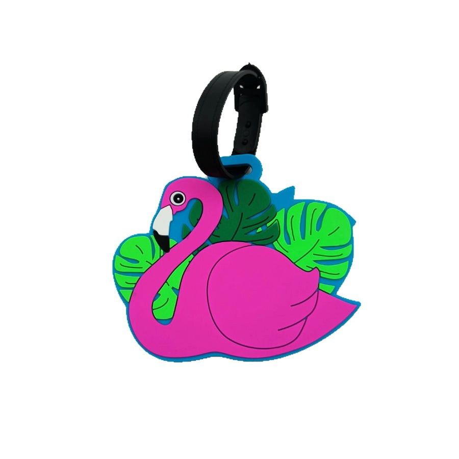 Tropisches Flamingo Gepäckanhänger Brehn