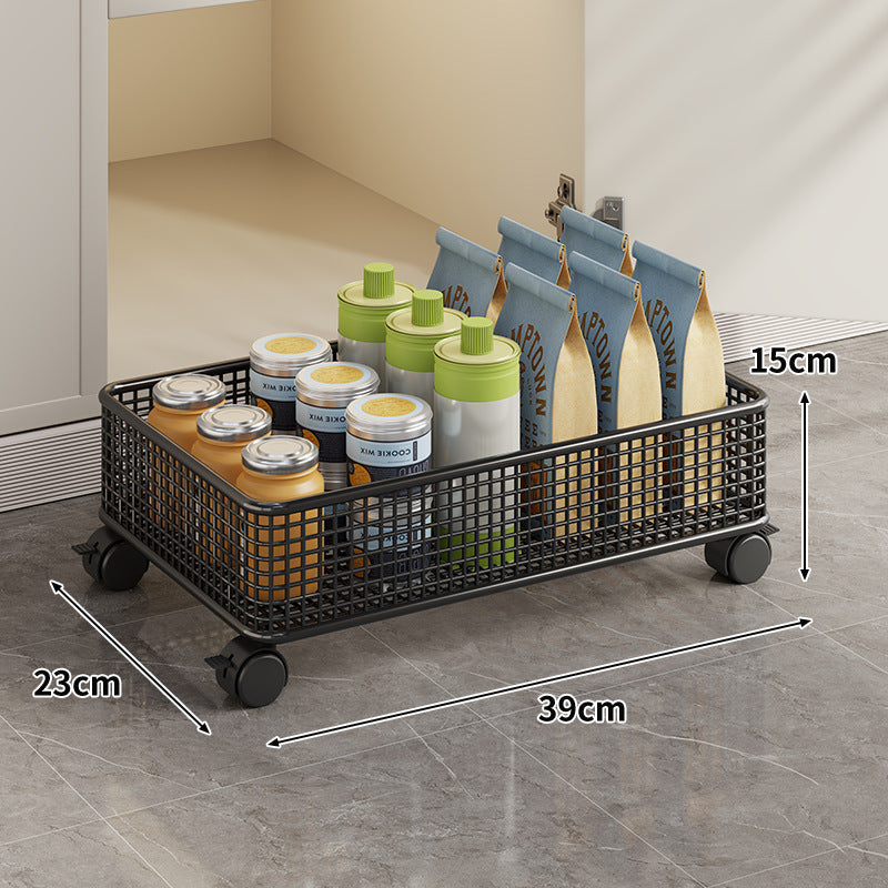 Unter-Schrank-Netz-Rollaufbewahrungskorb