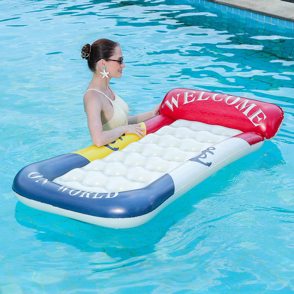 Damen Aufblasbare Relaxliege mit maritimem Design Brehn