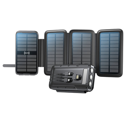 Solar-Powerbank mit Kabelloser Ladefunktion Von Brehn