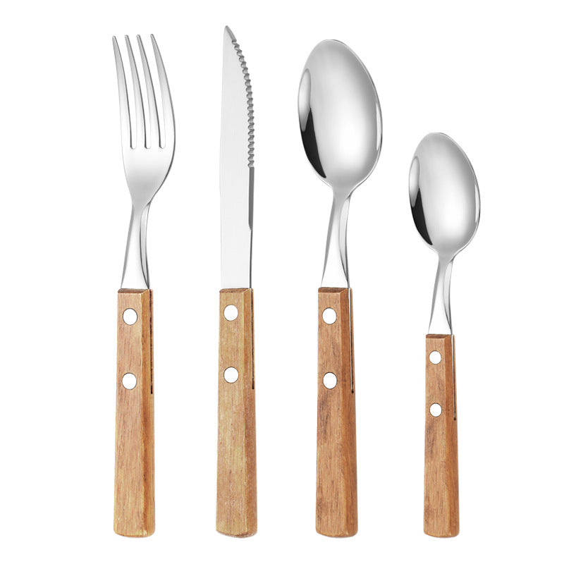Dessertlöffel mit Ergonomischem Holzgriff Brehn